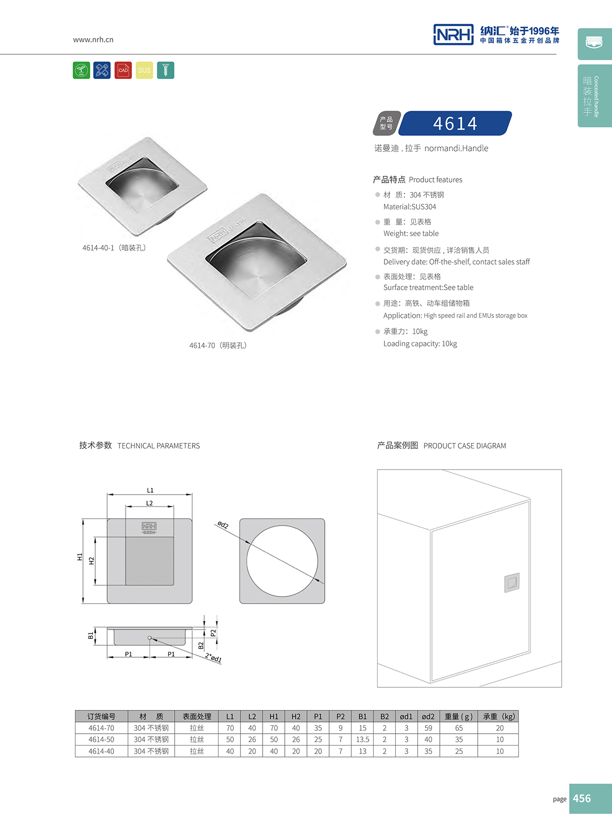 草莓污视频/NRH 4614-70 應急滾塑箱提手